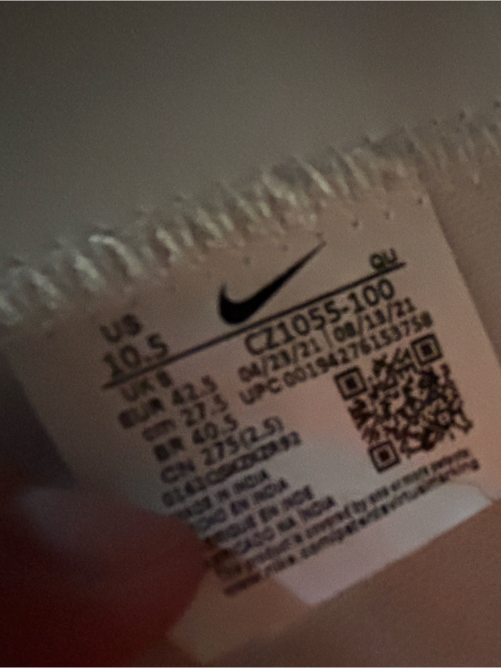 Nike Blazer Mid 77 Vintage White Black Womens Size 10.5 - Picture 6 of 6